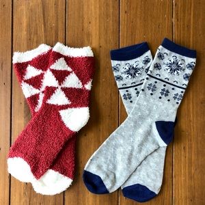 Winter Pattern Socks, Unisex, NWOT